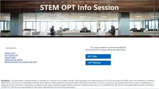 STEM OPT Process at CSU San Bernardino