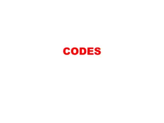 Binary Codes and Their Applications