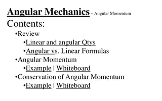 Angular Momentum in Mechanics