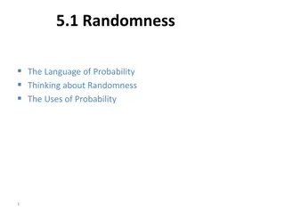 Probability and Randomness