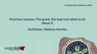 Vicarious Trauma: The Impact and Coping Strategies