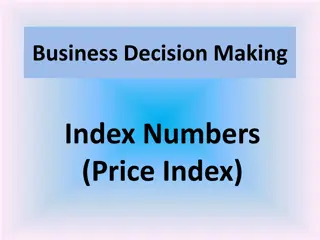 Index Numbers and Their Importance in Business Decision Making