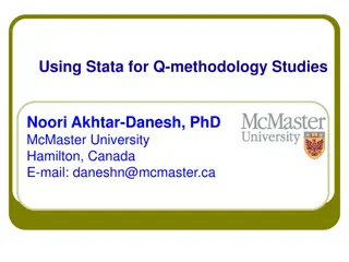 Q-Methodology: A Stata Analysis Overview