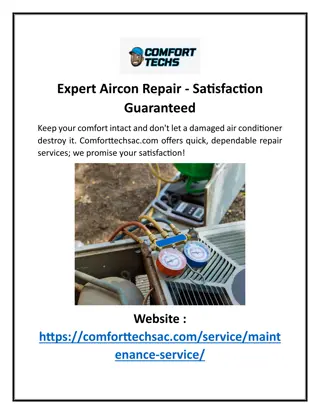 Expert Aircon Repair - Satisfaction Guaranteed