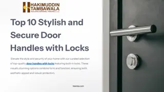 Top 10 Stylish and Secure Door Handles with Locks