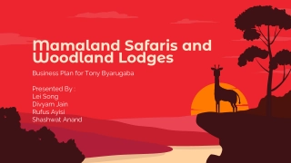 Mamaland Safaris and Woodland Lodges