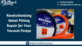 Revolutionising Metal Pitting Repair for Your Vacuum Pumps