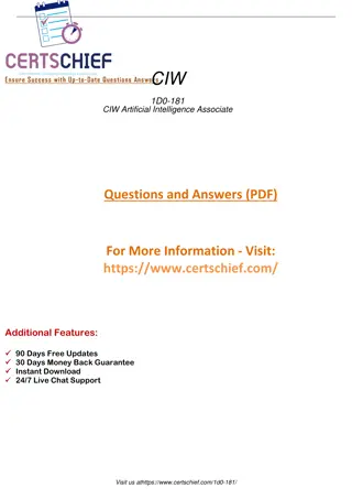 Latest 1d0-181 2024 PDF Dumps Questions Answers Download