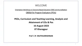 Outcome-Based Education (OBE) and Quality Improvement Framework