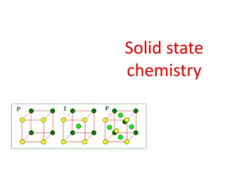 Solid State Chemistry: Amorphous vs. Crystalline Solids