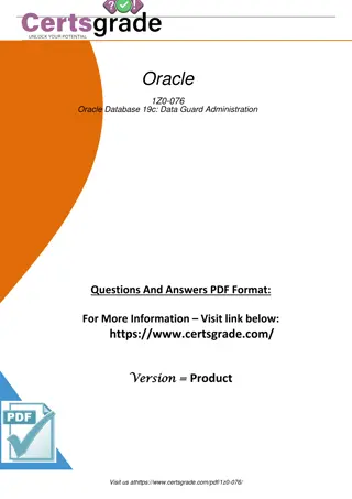 Updated 2024 1Z0-076 Oracle Database 19c Questions Answers Exam Dumps