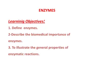 Enzymes: Importance and Clinical Applications