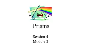 Prism Terminology and Light Deviation