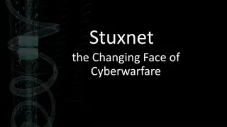 Stuxnet: The Changing Face of Cyberwarfare
