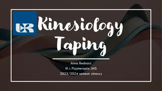 Kinesiology Taping Techniques and Benefits