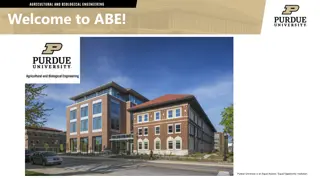 Agricultural and Biological Engineering (ABE) Programs at Purdue University