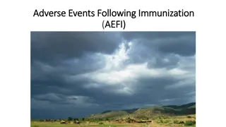 Adverse Events Following Immunization (AEFI)