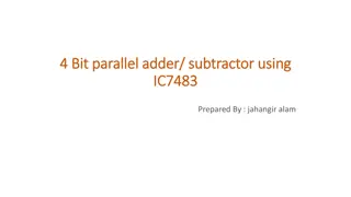 4-Bit Parallel Adder/Subtractor IC7483