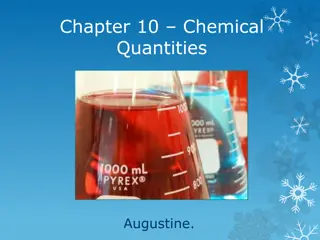 Chemical Quantities: The Mole and Molar Mass