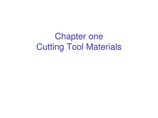 Cutting Tool Materials and Machine Tools