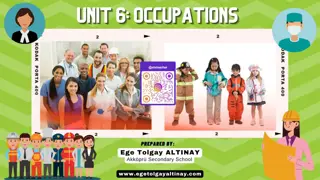 Various Occupations and Job-related Verbs