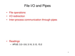 Understanding File I/O and Inter-Process Communication Through Pipes