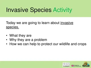 Invasive Species: Threats and Solutions