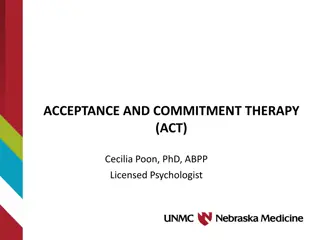 Acceptance and Commitment Therapy (ACT)