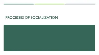 Socialization Processes: Desocialization, Resocialization, Anticipatory Socialization