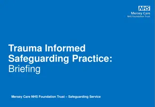 Trauma-Informed Safeguarding Practices