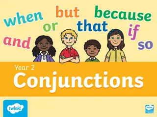 Different Types of Conjunctions and Their Usage