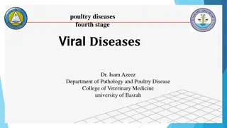 Viral Diseases in Poultry: Newcastle Disease and Avian Influenza