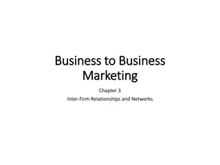 Inter-Firm Relationships in Business Marketing