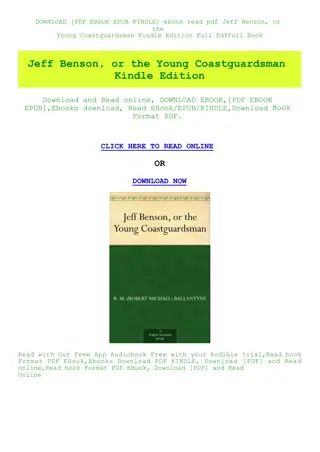 ebook read pdf Jeff Benson  or the Young Coastguardsman     Kindle Edition Full Pdf