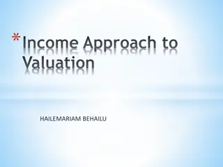 The Income Approach to Property Valuation