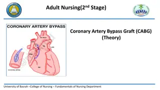 Coronary Artery Bypass Graft (CABG) in Adult Nursing