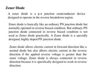 Zener Diodes: Breakdown Mechanisms and Symbol