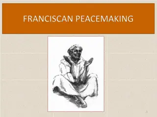 Franciscan Peacemaking: Embracing Gospel Virtues for Inner Peace