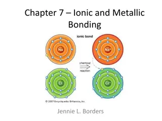 Ionic and Metallic Bonding in Chemistry