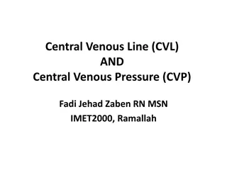 Central Venous Line (CVL) and Central Venous Pressure (CVP) Monitoring