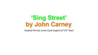 'Sing Street' - Film Study for Junior Cycle English