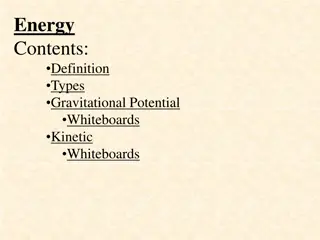 Energy: Types, Potential, and Kinetic