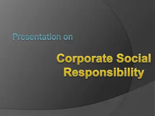 Corporate Social Responsibility (CSR)