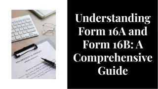 Form 16A and Form 16B