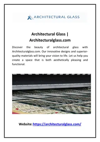 Architectural Glass | Architecturalglass.com