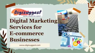 Digital marketing services for e-Commerce (presentation)