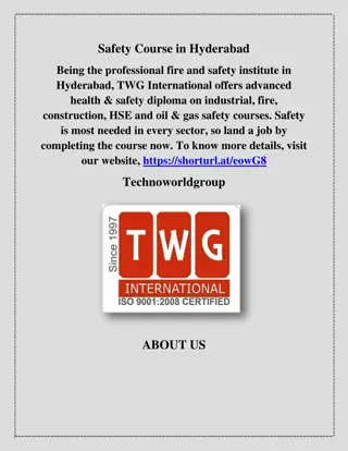 Safety Course in Hyderabad, technoworldgroup