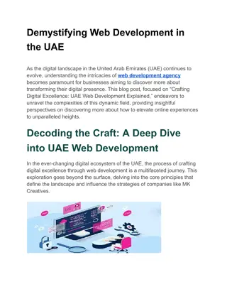 Demystifying Web Development in the UAE