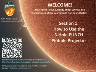 Pinhole Projection of the Sun with NASA PUNCH Outreach