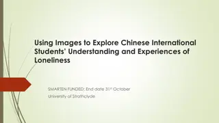 Loneliness Among Chinese International Students Through Images